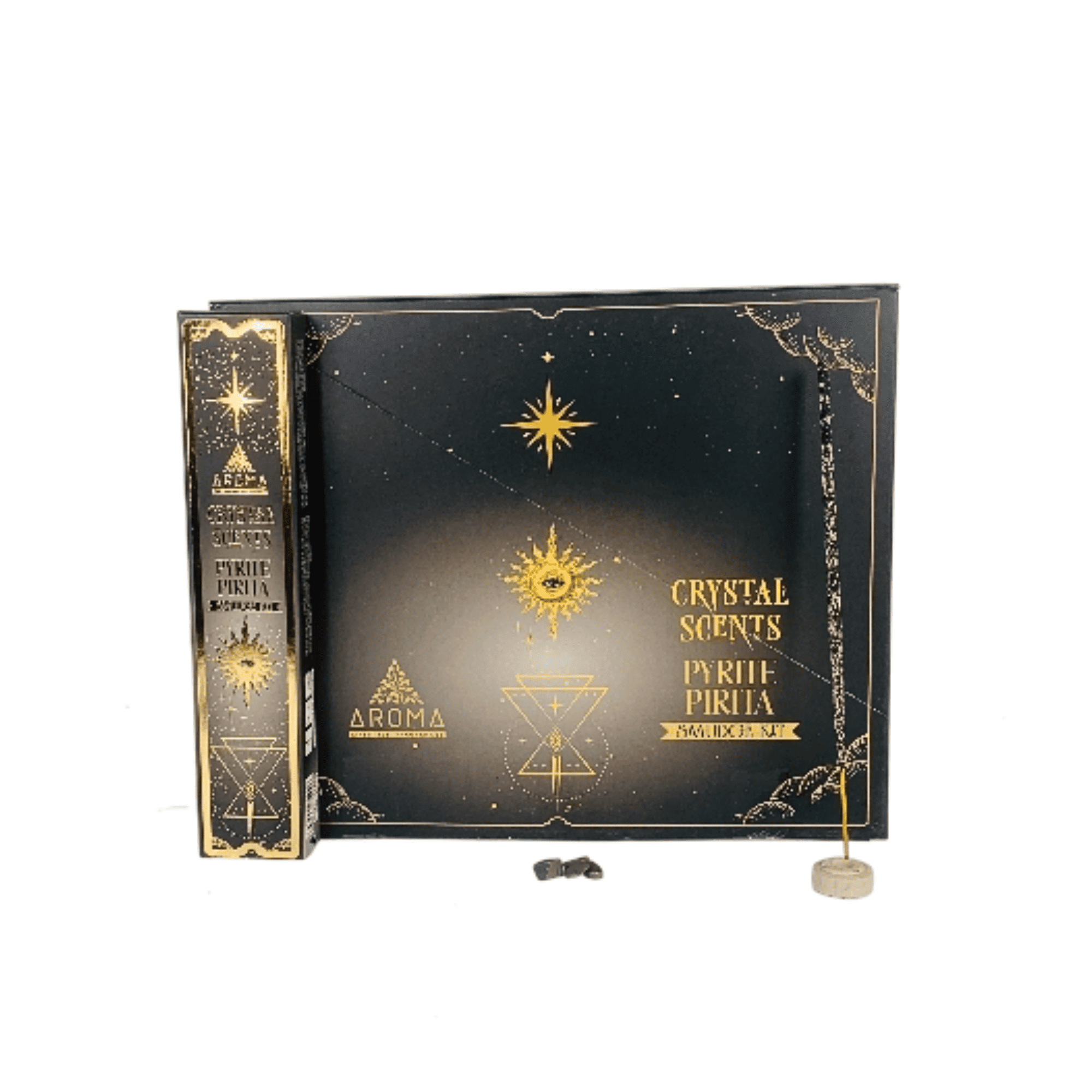 Aroma Crystal Pyrite Smudge Kit-25g
